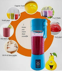 Portable Rechargeable USB Juicer Blender Bottle – Mini Electric Fruit Mixer Smoothie Maker