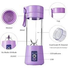 Portable Rechargeable USB Juicer Blender Bottle – Mini Electric Fruit Mixer Smoothie Maker